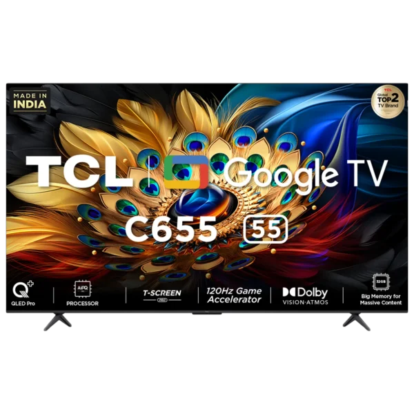 TCL 55 Inch QLED PRO 4K TV (Model 55C655)