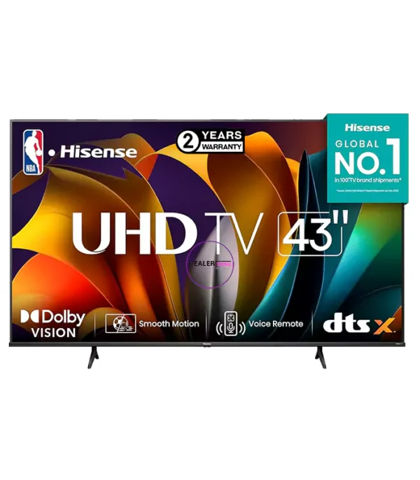 Hisense 43 Inch Smart 4K UHD TV (Model 43A6)