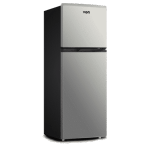 Von VART-19DHS 136 Liters Double Door Refrigerator - Silver