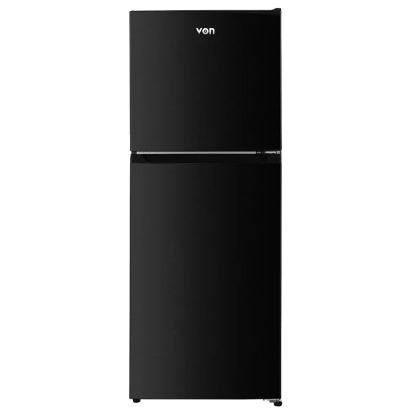 Von VRT-182NRAK Double Door no frost Fridge – 181L, Dark Inox