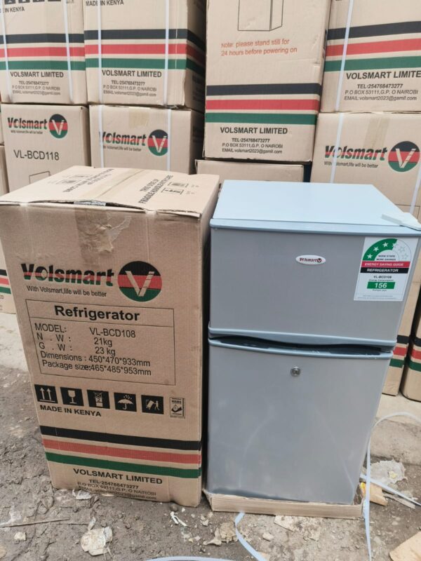 Volsmart 108 Liters Double Door Refrigerator (VL-BCD108) - Image 3