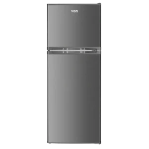 Von VRT-181DRAX 181L Double Door Fridge - Inox
