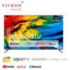 Vitron 43-inch Smart Android Frameless FHD TV with Bluetooth (Model HTC 4388FS)