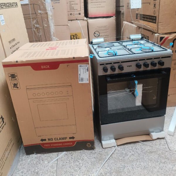 Von 60x60 3 Gas + 1 Electric Standing Cooker - Image 2