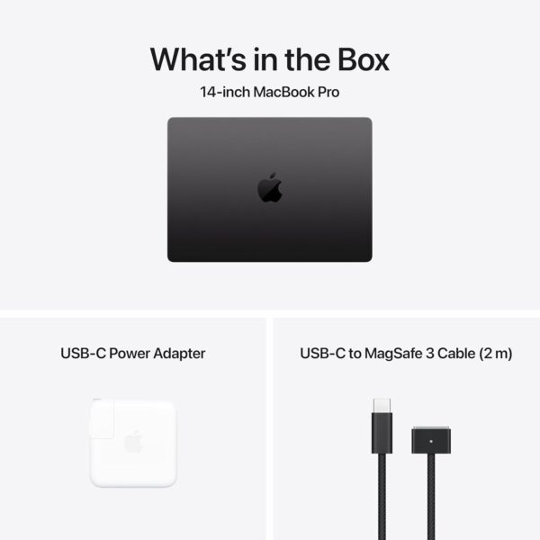 MacBook Pro M4 Pro 12-Core CPU 16-Core GPU 24GB RAM 512GB SSD 14.2" Liquid Retina 120Hz Sequoia 14 Touch ID Backlit Space Black 1-Year Warranty MX2H3LL/A - Image 4